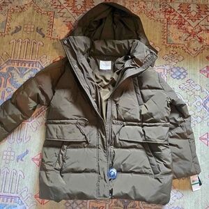 Lucky Brand Olive Puffer Jacket